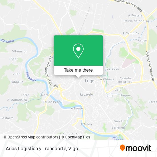Arias Logística y Transporte map
