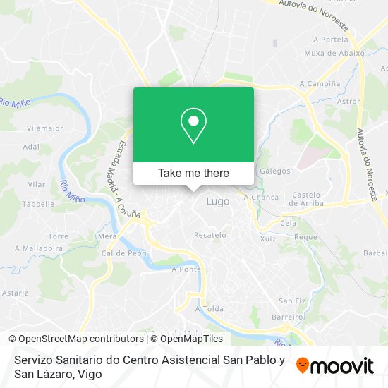 Servizo Sanitario do Centro Asistencial San Pablo y San Lázaro map