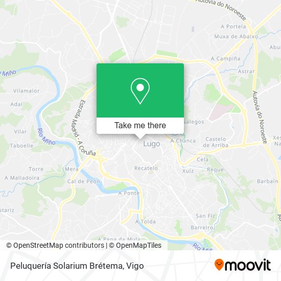 Peluquería Solarium Brétema map
