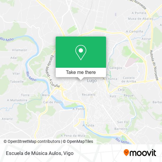 Escuela de Música Aulos map