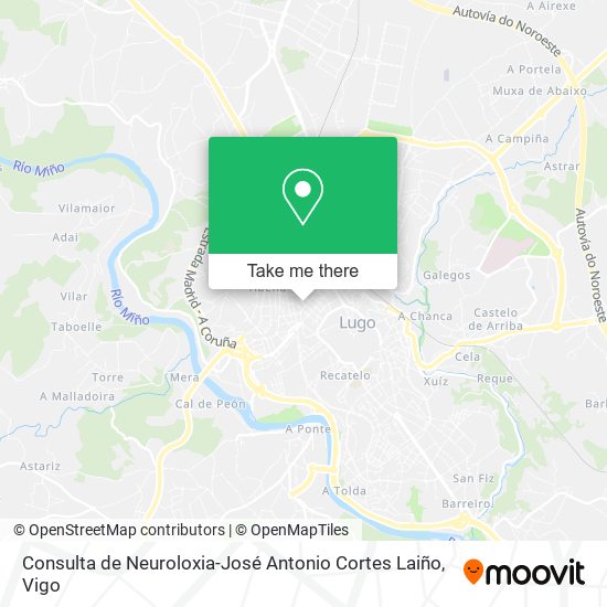 Consulta de Neuroloxia-José Antonio Cortes Laiño map