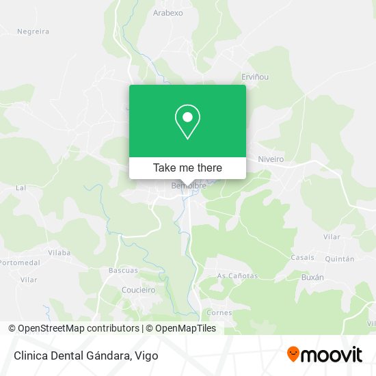 mapa Clinica Dental Gándara