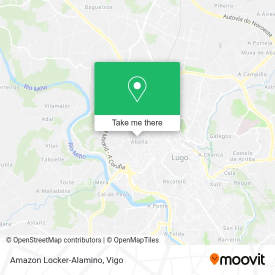 Amazon Locker-Alamino map
