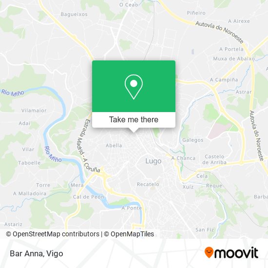 Bar Anna map