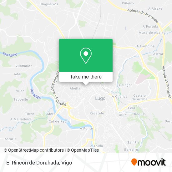 El Rincón de Dorahada map