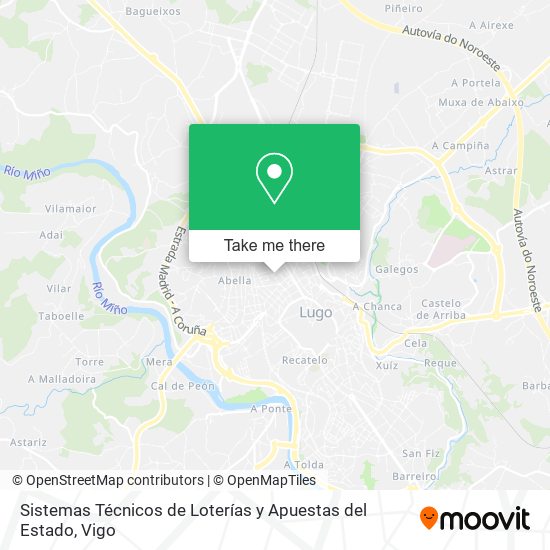 Sistemas Técnicos de Loterías y Apuestas del Estado map