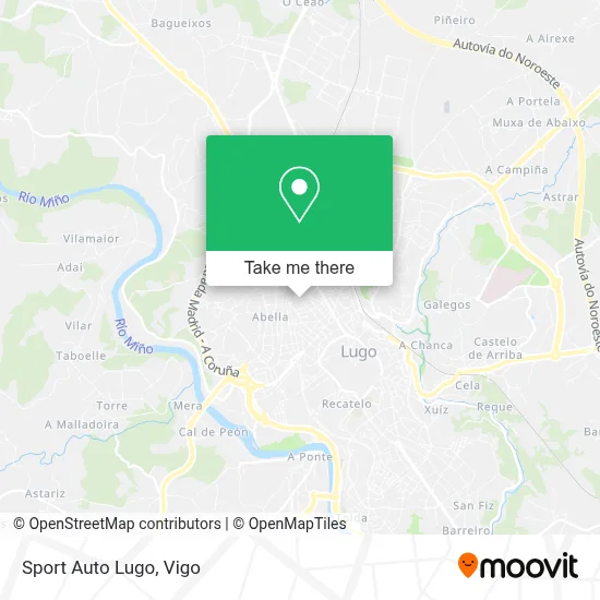 Sport Auto Lugo map