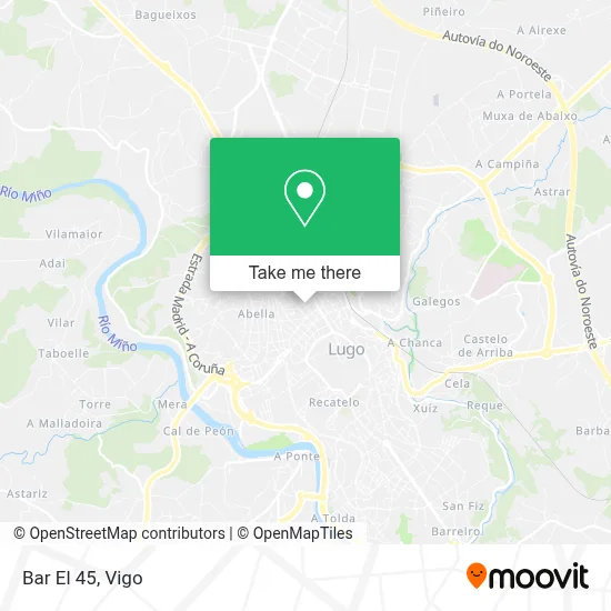 Bar El 45 map