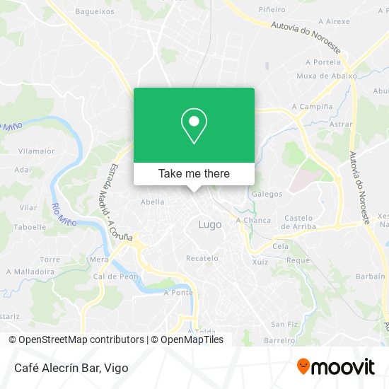 Café Alecrín Bar map