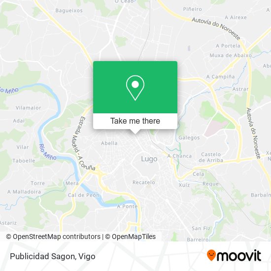 Publicidad Sagon map