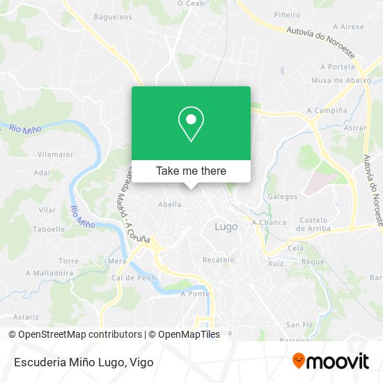 Escuderia Miño Lugo map