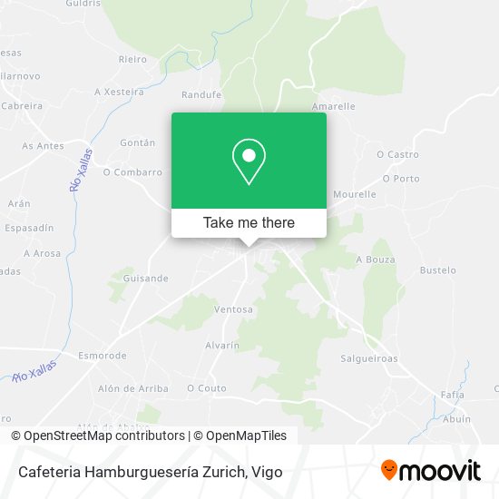 Cafeteria Hamburguesería Zurich map