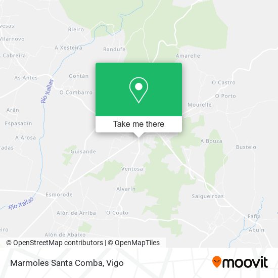 mapa Marmoles Santa Comba