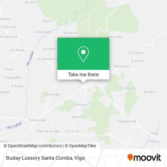 Buday-Lussory Santa Comba map