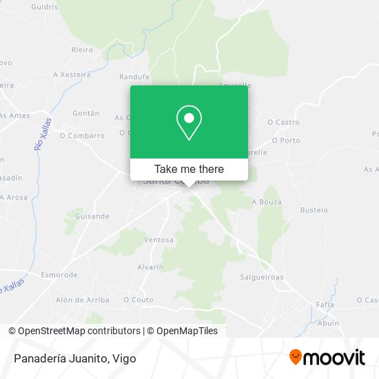 mapa Panadería Juanito