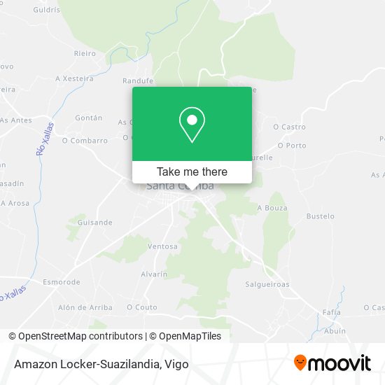 mapa Amazon Locker-Suazilandia