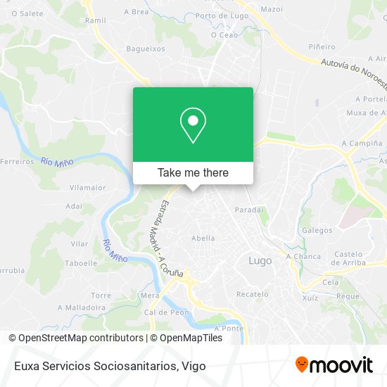 Euxa Servicios Sociosanitarios map