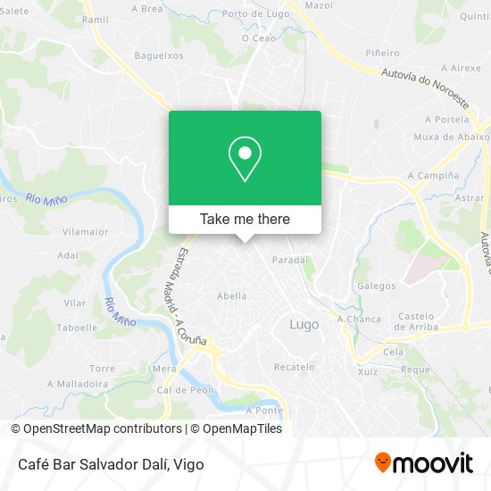 Café Bar Salvador Dalí map