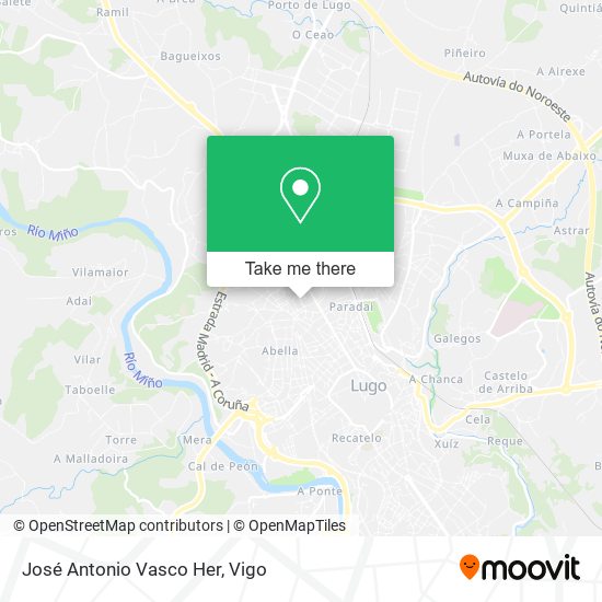 José Antonio Vasco Her map