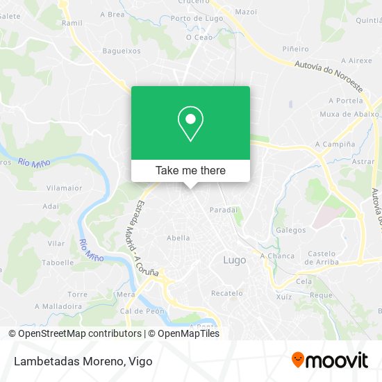 Lambetadas Moreno map