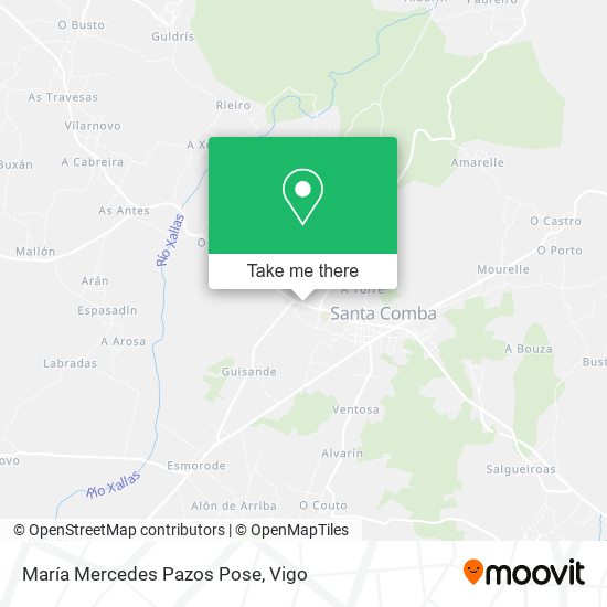 María Mercedes Pazos Pose map