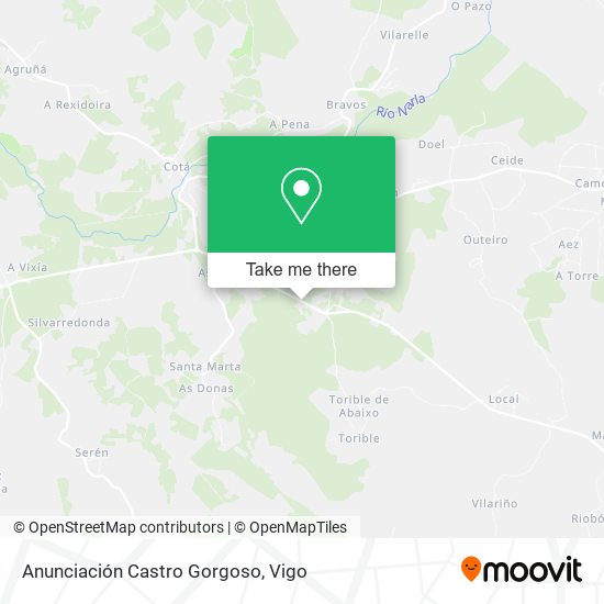 Anunciación Castro Gorgoso map