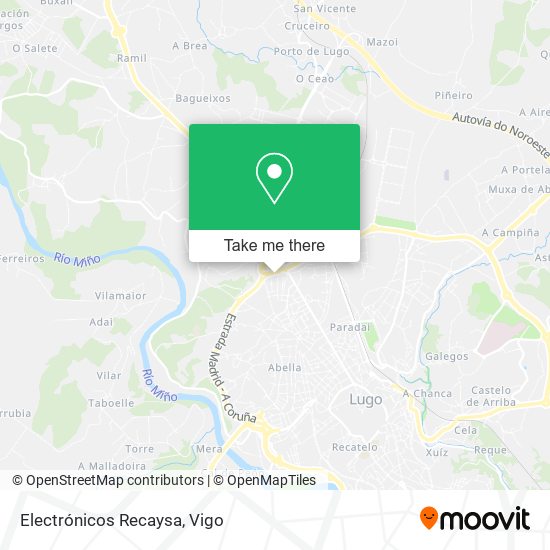 Electrónicos Recaysa map