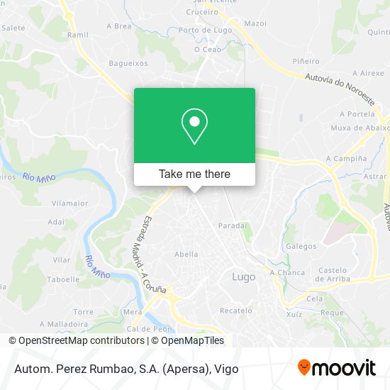 Autom. Perez Rumbao, S.A. (Apersa) map