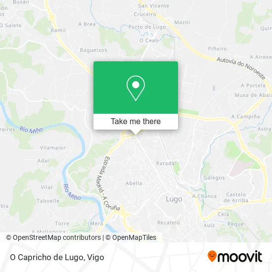 mapa O Capricho de Lugo