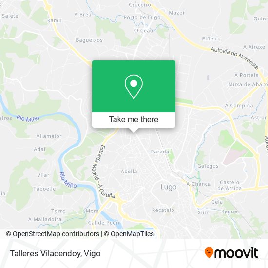 Talleres Vilacendoy map