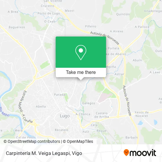 Carpintería M. Veiga Legaspi map
