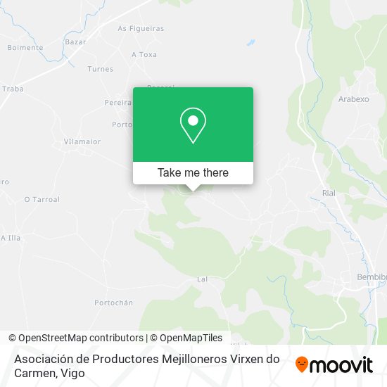 Asociación de Productores Mejilloneros Virxen do Carmen map