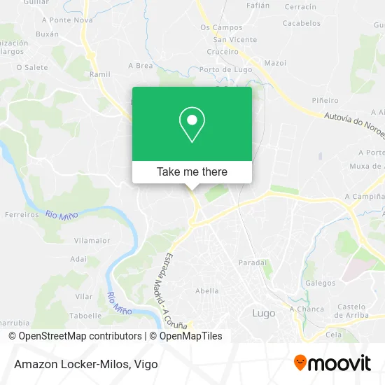 Amazon Locker-Milos map
