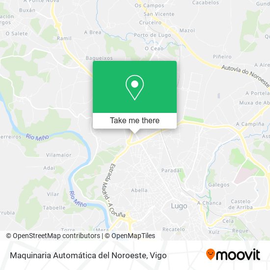 Maquinaria Automática del Noroeste map