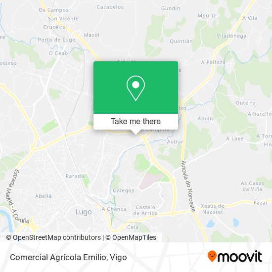 Comercial Agrícola Emilio map