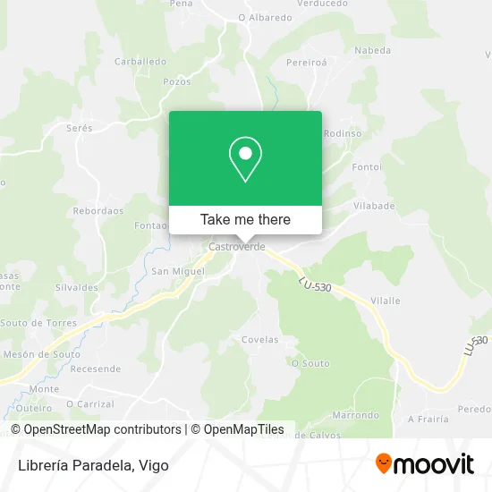 Librería Paradela map