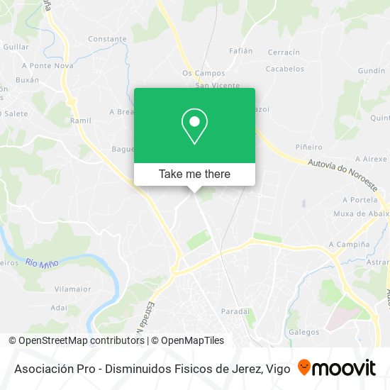 Asociación Pro - Disminuidos Fisicos de Jerez map