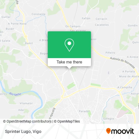 Sprinter Lugo map