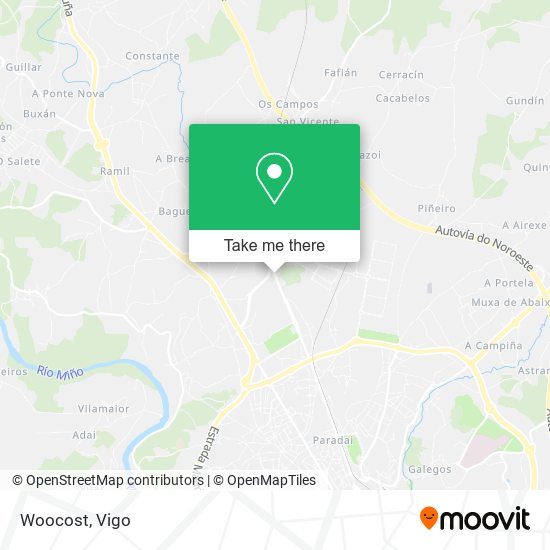 Woocost map