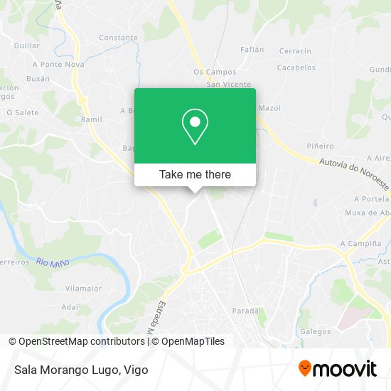 Sala Morango Lugo map