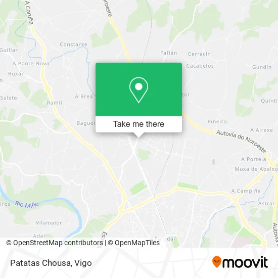 Patatas Chousa map