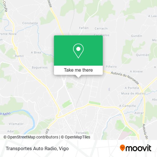 Transportes Auto Radio map