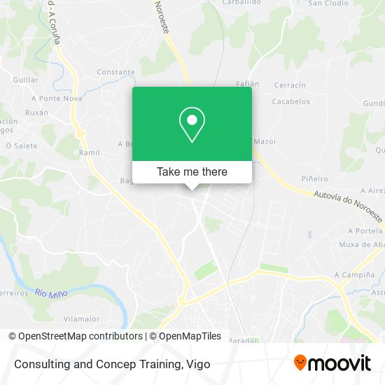 Consulting and Concep Training map