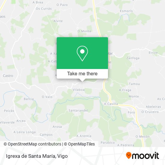 Igrexa de Santa María map