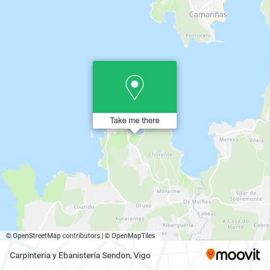 Carpinteria y Ebanistería Sendon map
