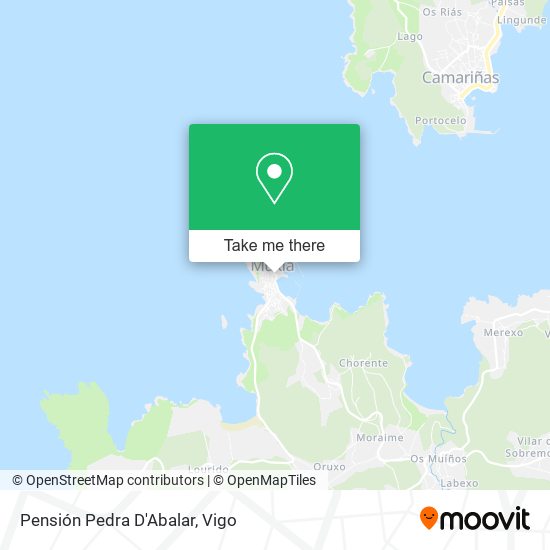 Pensión Pedra D'Abalar map
