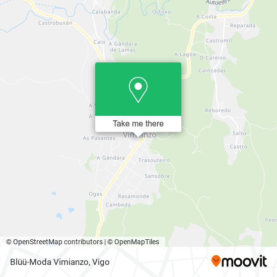 Blüü-Moda Vimianzo map