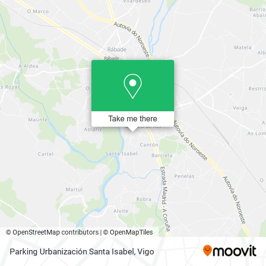 Parking Urbanización Santa Isabel map
