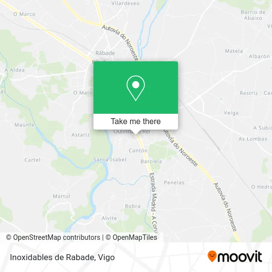 Inoxidables de Rabade map