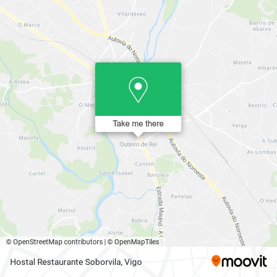 Hostal Restaurante Soborvila map